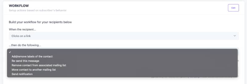 Helpmonks - workflow rules for email campaigns